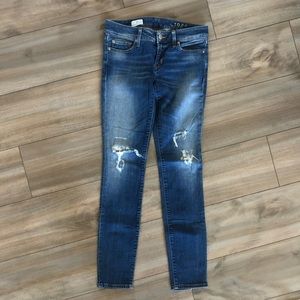 Gap Always Skinny Distressed Jeans- Size 2/26 Regular